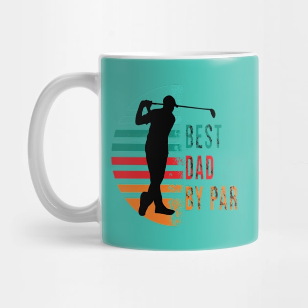 best dad by par for golf lovers by Fancy store